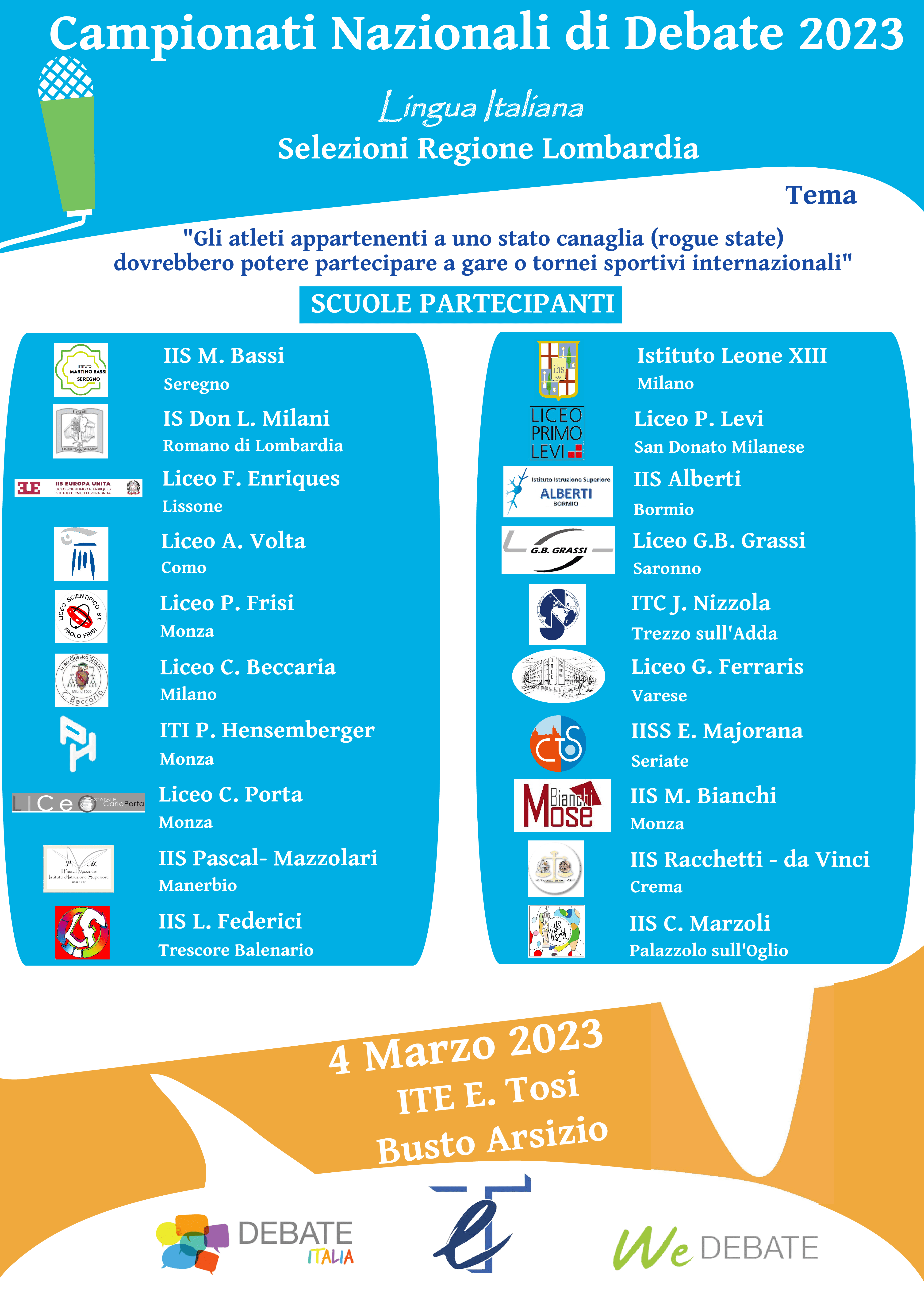 Selezioni Regione Lombardia 2023