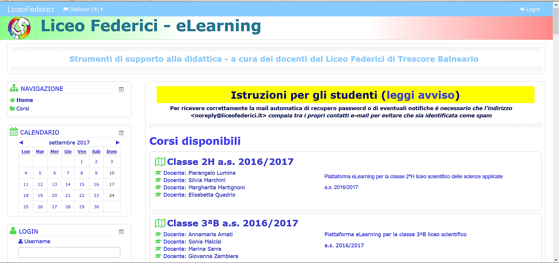 Moodle Federici