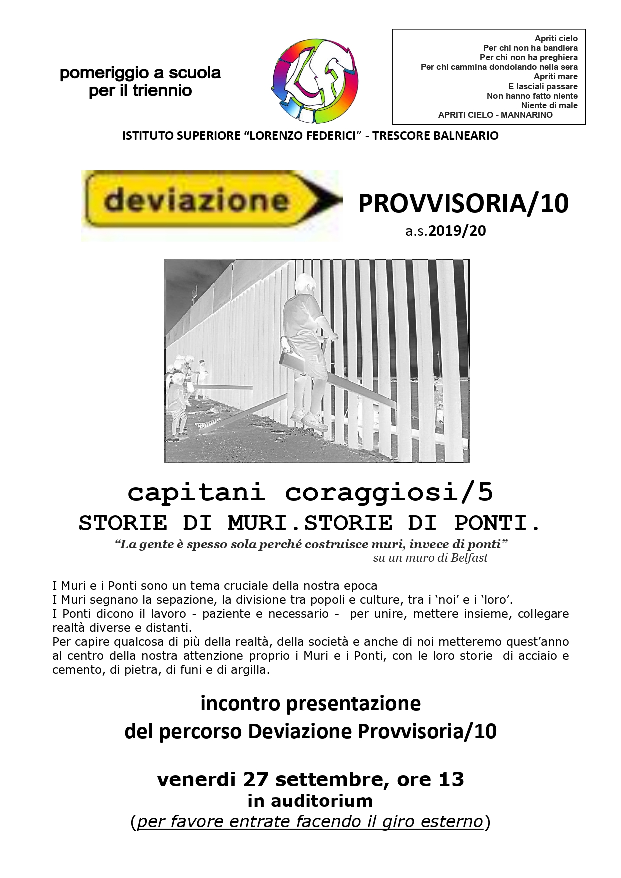 presentazione DEVIAZIONE PROVVISORIA